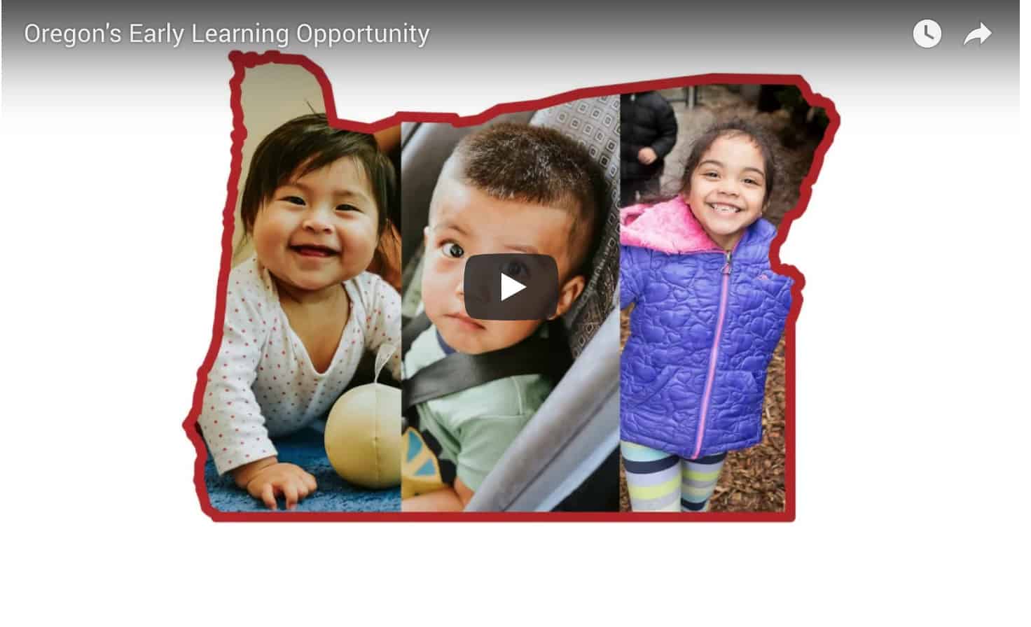 Oregon's Early Learning Opportunity