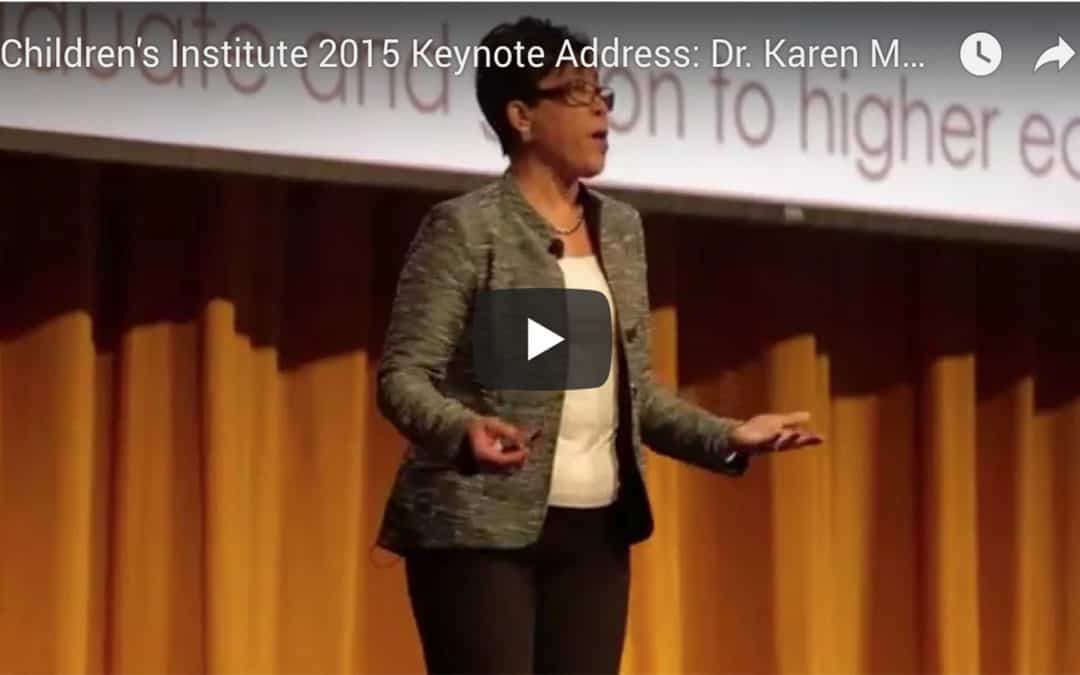 2015 MIYB: Keynote by Dr. Karen Mapp