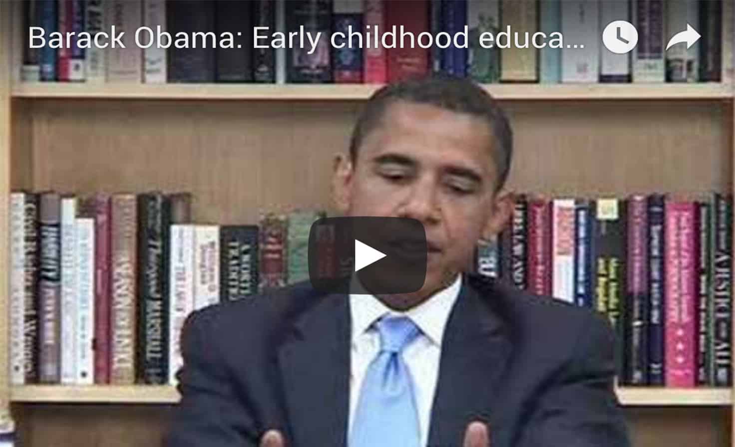 Barack Obama: Early Childhood Education