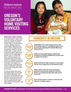 Oregon's Voluntary Home Visiting Services