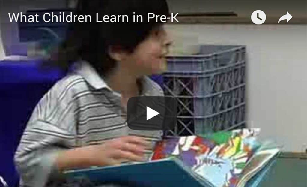 What Children Learn in Pre-K