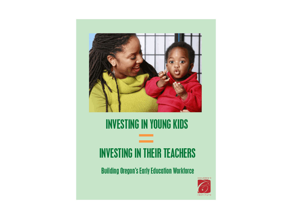 Investing in Young Kids = Investing in Their Teachers 2008