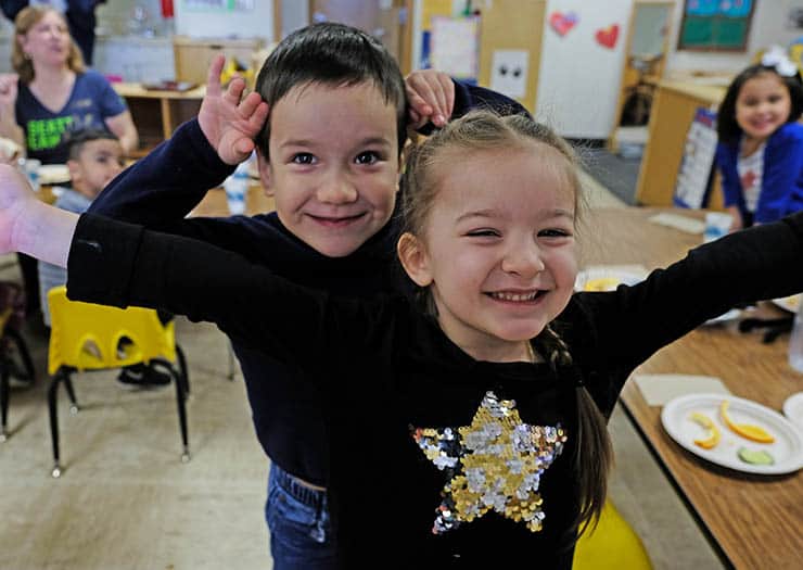 Kids in classroom