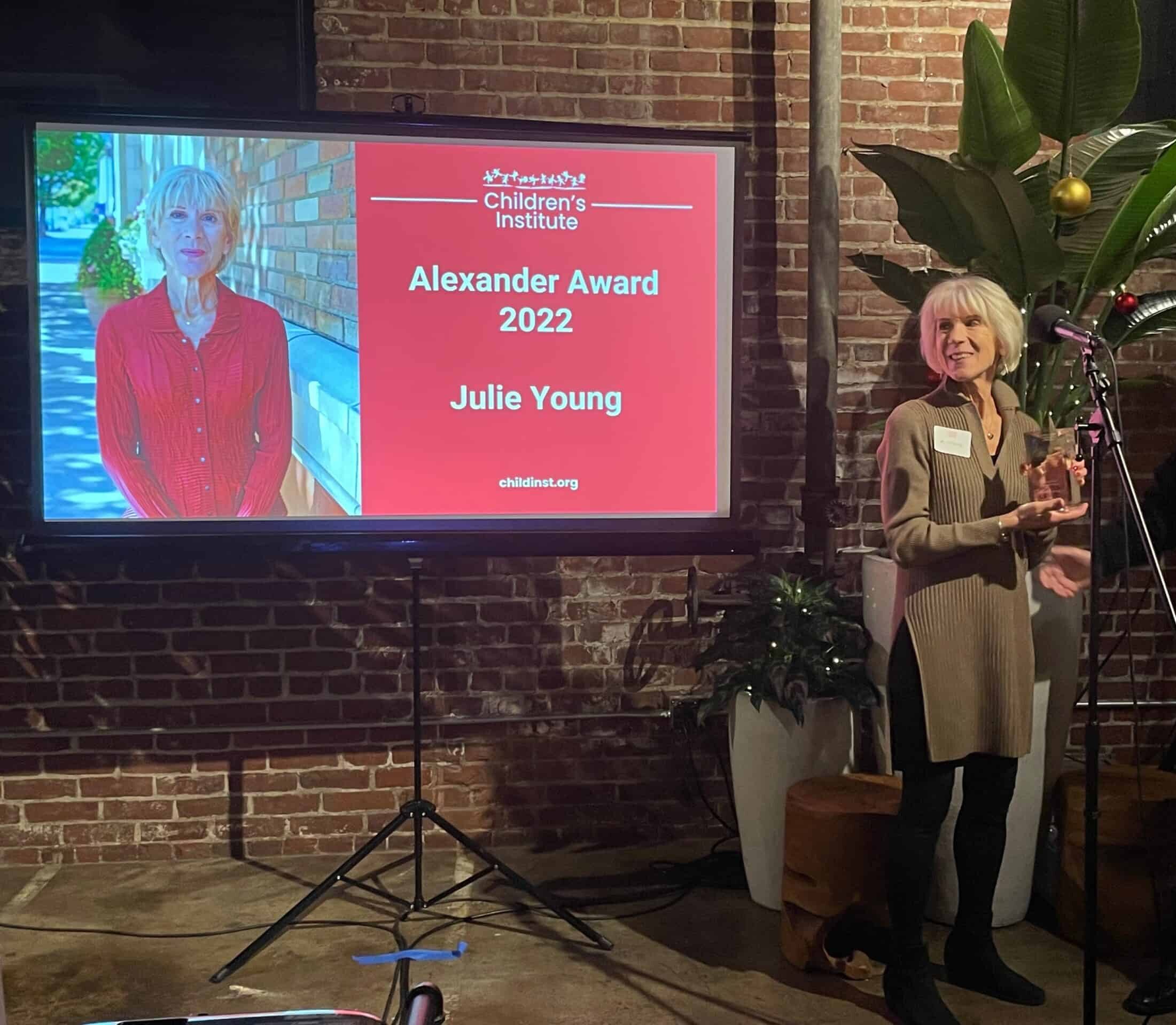Julie Young 2022 Alexander Award
