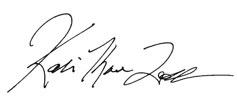 Kari Thorne Ladd signature