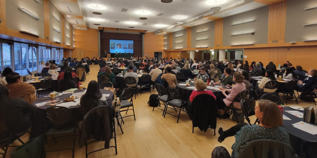 Full room photo of the Oregon Early Childhood Summit, hosted by PSU